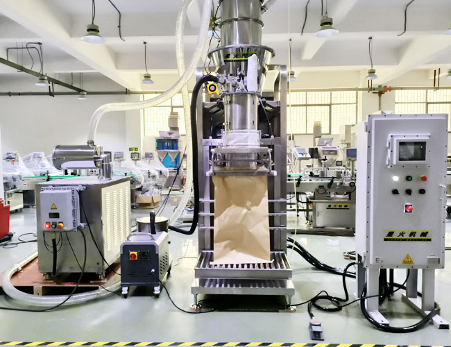 25公斤自动称重粉剂包装机展示